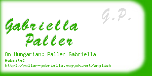 gabriella paller business card